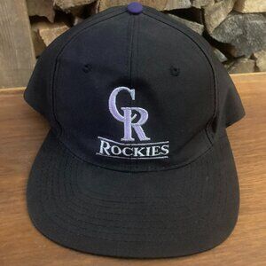 Colorado Rockies snapback hat Clark Sportswear MLB cap baseball vintage genuine
